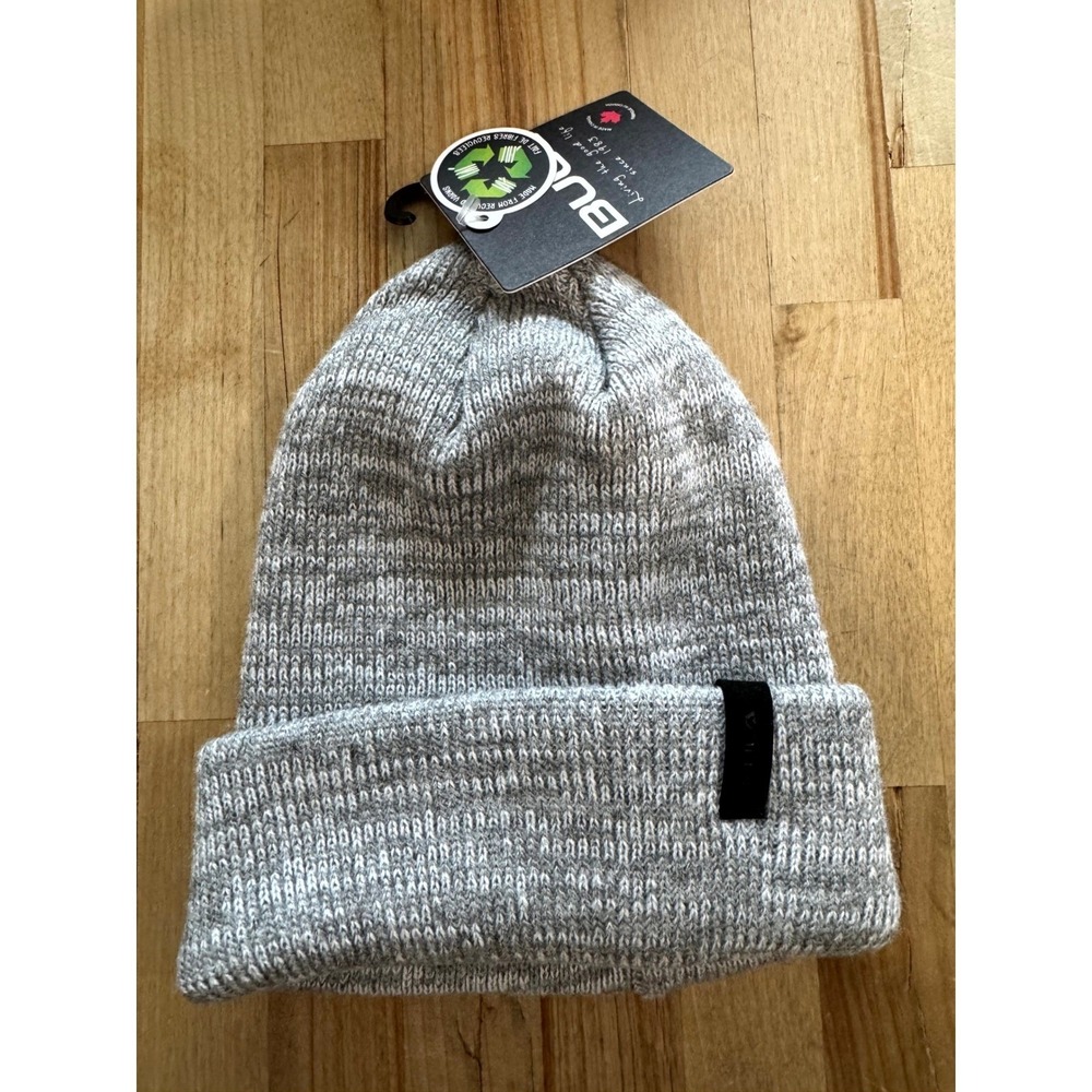 Bula‎ Marled Knit Beanie Hat Gray Casual Winter Warm OS One Size NWT